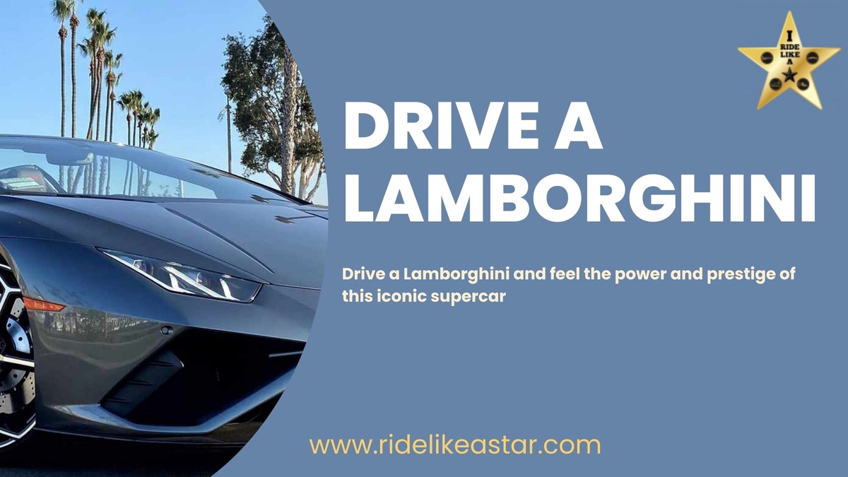 Rent a Lamborghini in Los Angeles for the Perfect Photo Shoot | Ride Like A Star