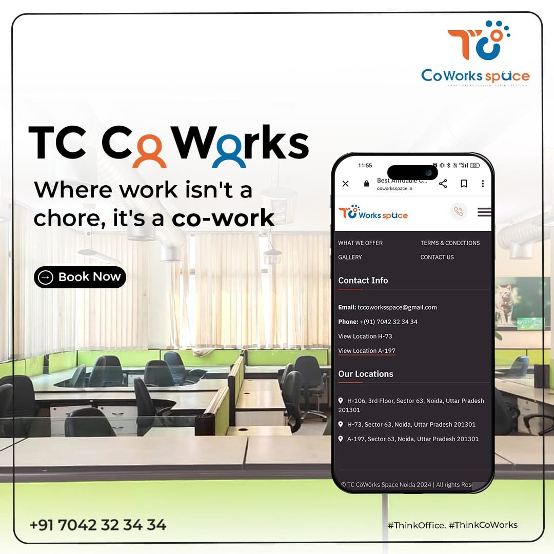 Unlock Productivity and Collaboration with Coworking Space in Noida Sector 63