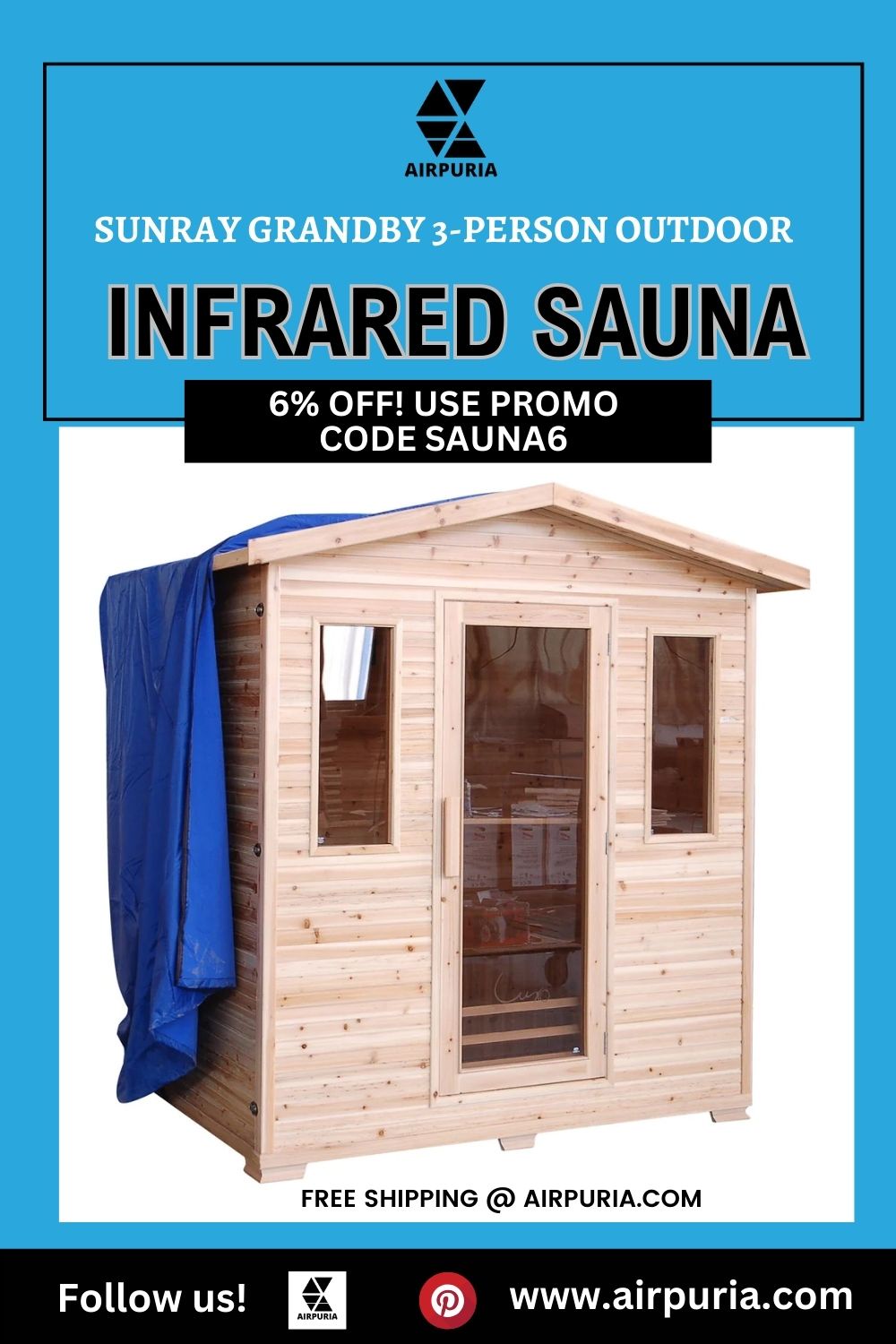 Unwind and Rejuvenate: Exploring the Benefits of the Sunray Grandby 3-Person Outdoor Infrared Sauna !