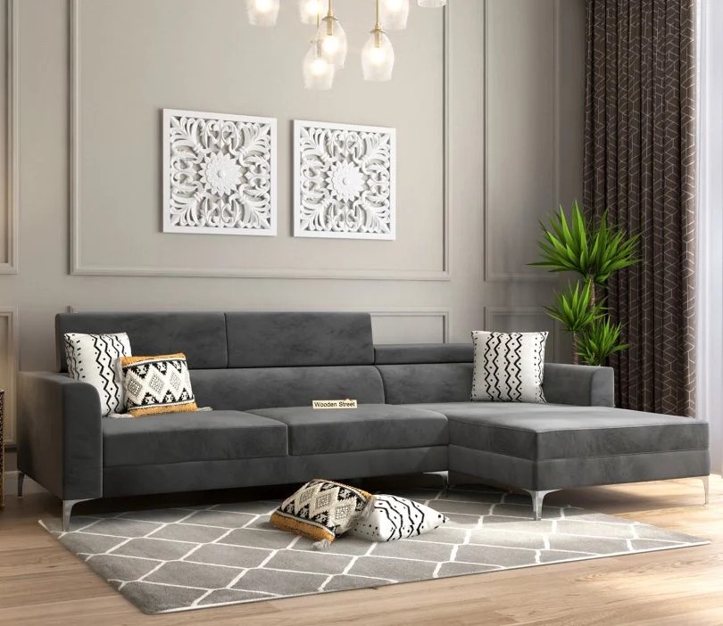 Transform Your Living Space with a Stylish L-Shape Sofa from Wooden Street