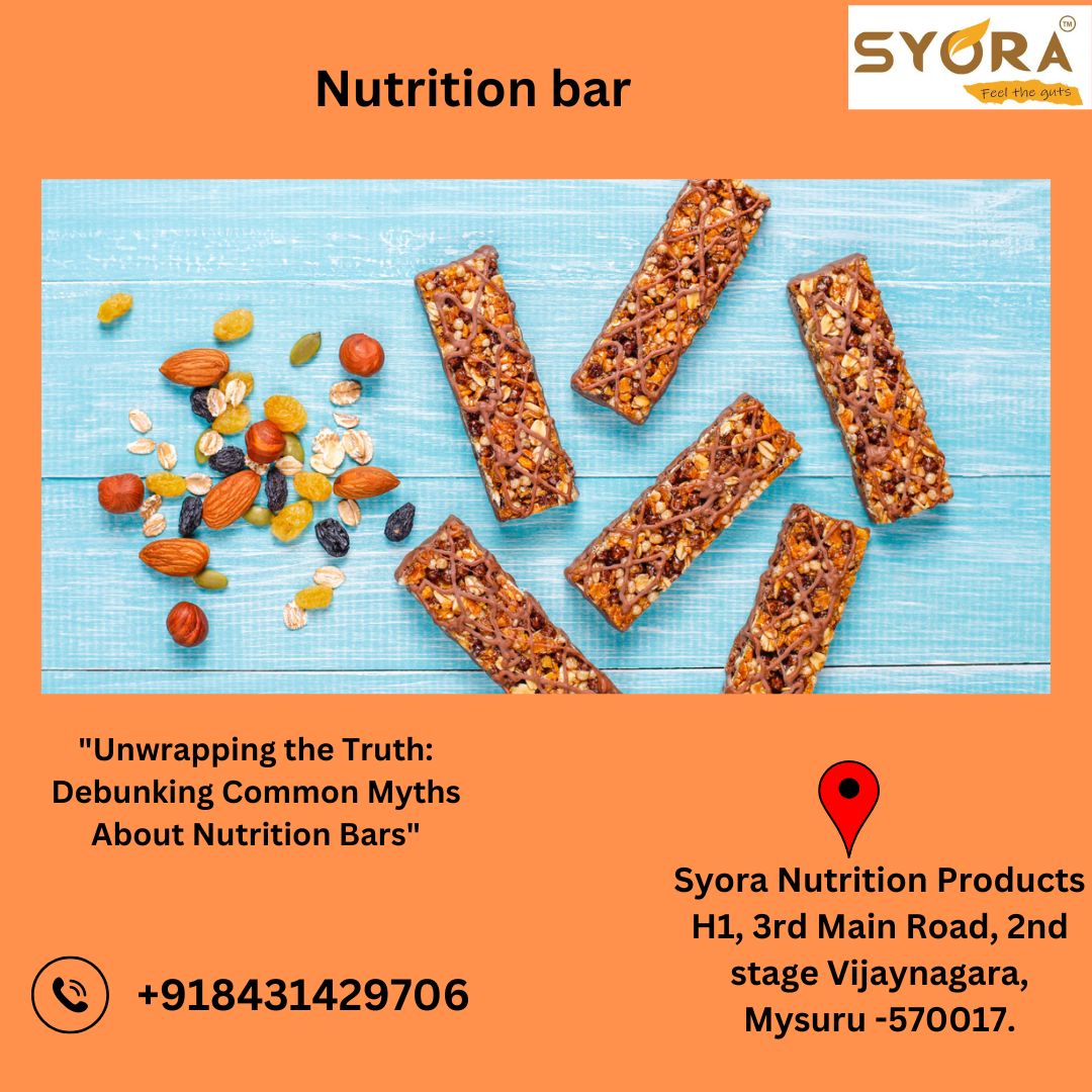 "Unwrapping the Truth: Debunking Common Myths About Nutrition Bars"