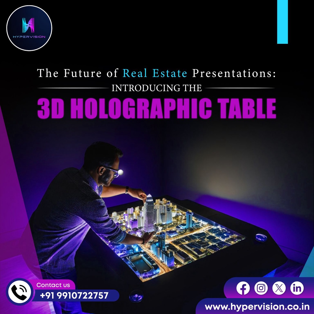 The Future of Real Estate Presentations : INTRODUCING THE 3D HOLOGRAPHIC TABLE