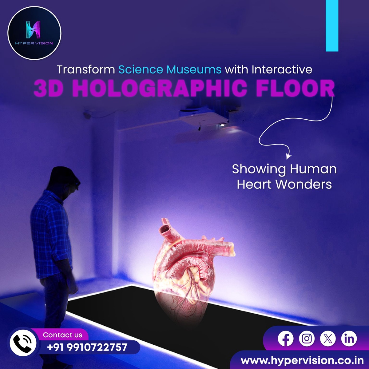 Transform Science Museums with Interactive 3D HOLOGRAPHIC FLOOR