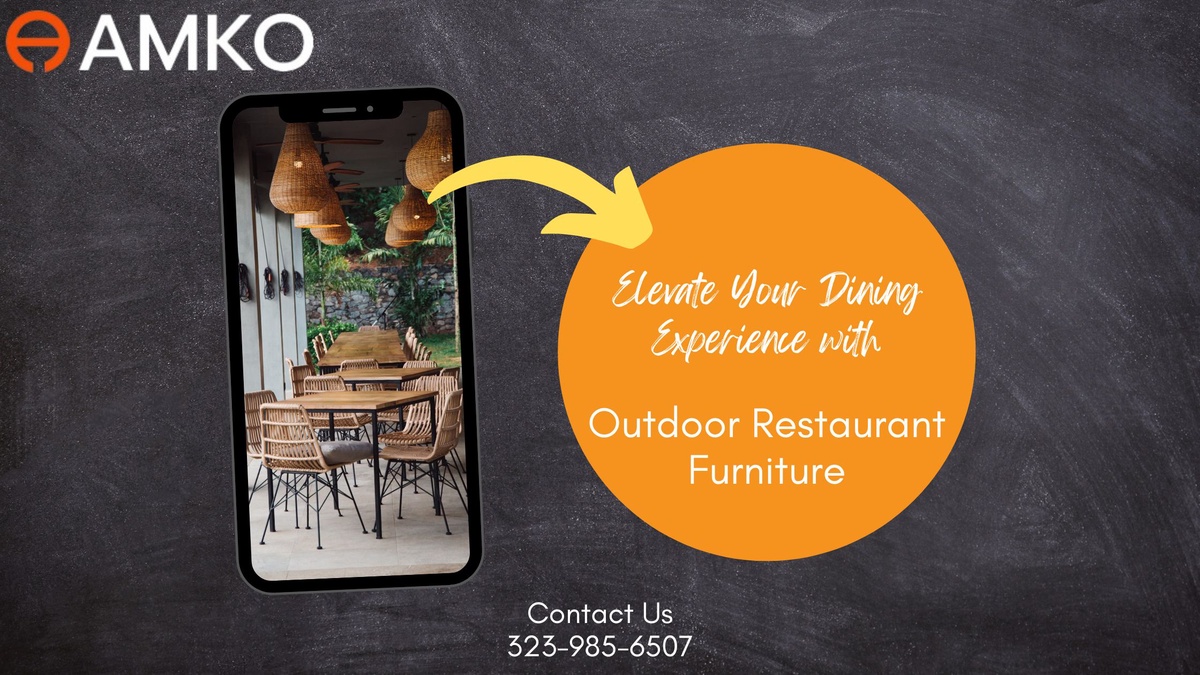 Elevate Your Dining Experience with Outdoor Restaurant Furniture