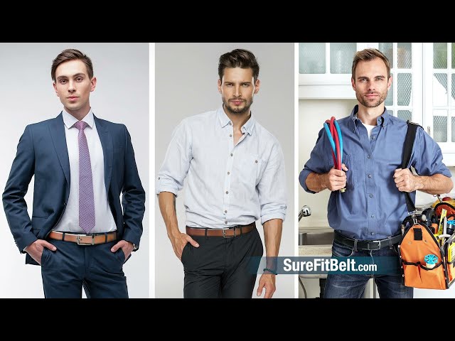 "Tailored Comfort: The Evolution of Men's Adjustable Belts Without Holes"