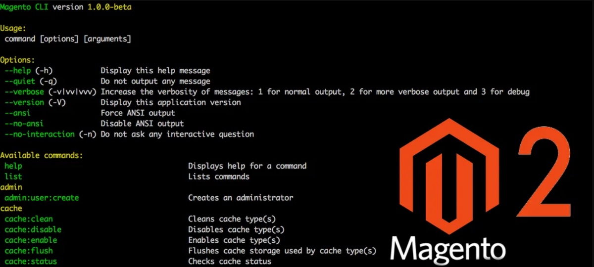 Magento 2 CLI – Commands list, Syntax, and steps to create Custom Command