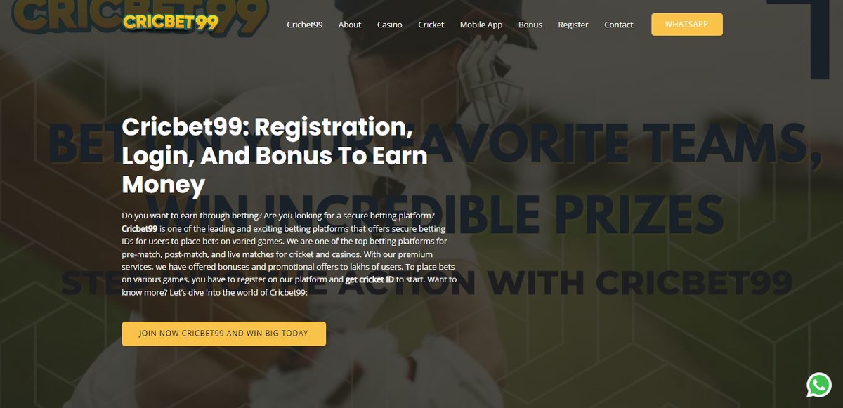 Unveiling the Ultimate Cricket 99 Betting Experience with Cricbet99