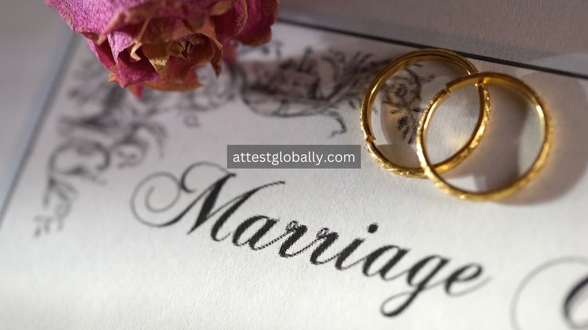 Understanding the Importance of Marriage Certificate Apostille in International Legalization