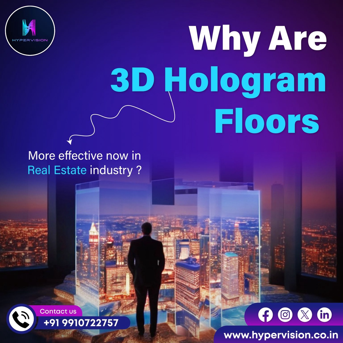 Why Are 3D Hologram Floors More effective now in the Real Estate industry ?