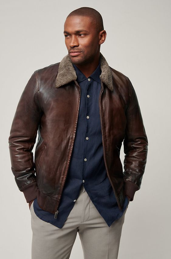 How to Pair Shearling Leather Jackets with Footwear