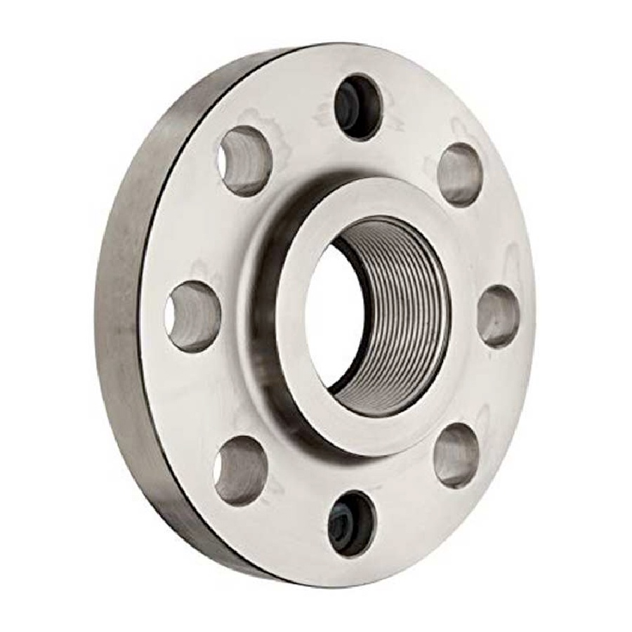 What is the application of threaded flanges?
