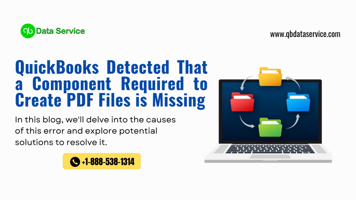 QuickBooks Detected That a Component Required to Create PDF Files is Missing