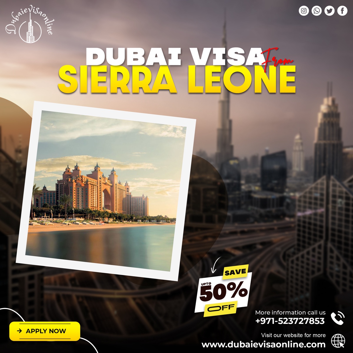 Dubai visa from Sierra Leone