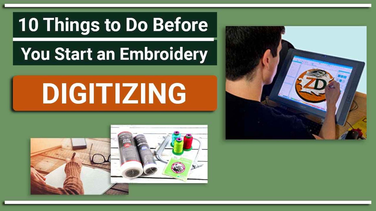 10 Important Things To Do Before You Start An Embroidery Digitizing