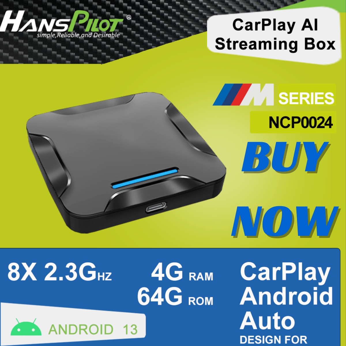 Revolutionizing Your BMW Experience with the NCP0024 HansPilot CarPlay Ai TV Box
