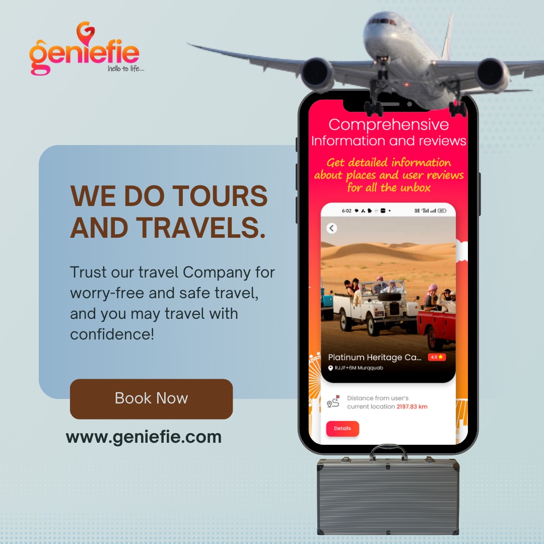Geniefie: Revolutionize travel planning with comprehensive features