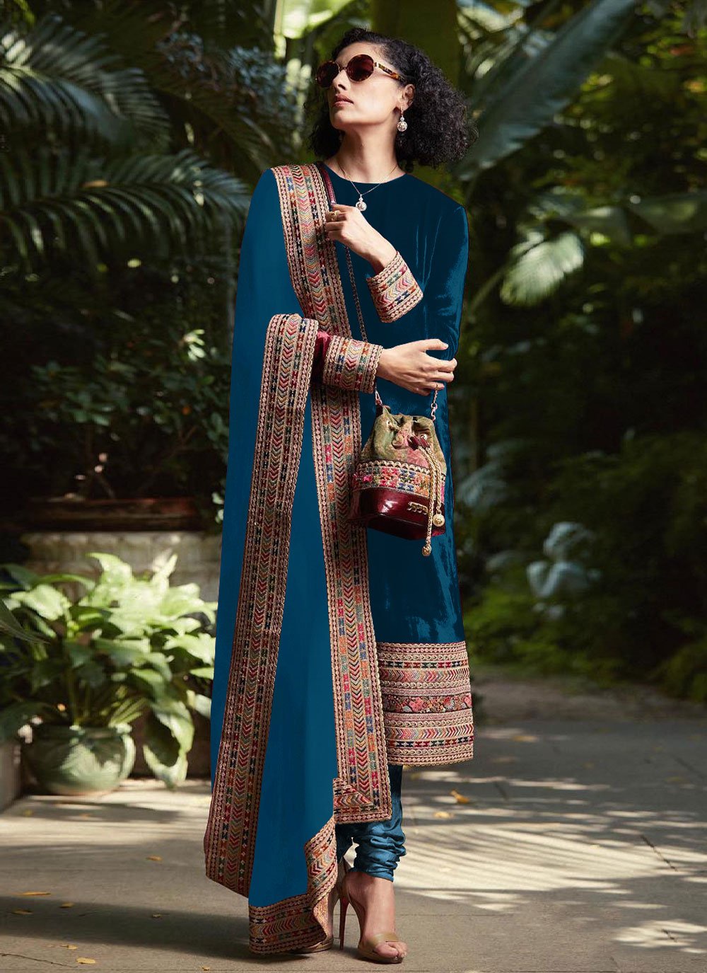 Elevate Your Ethnic Style with Exquisite Churidar Dress & Suits from Sareesaga