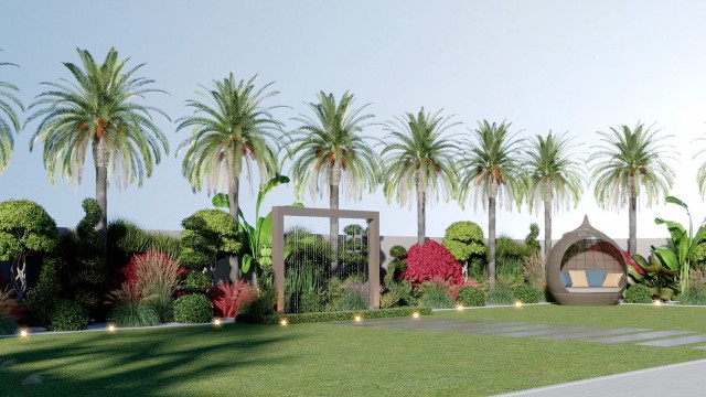 Crafting Harmonious Hardscape Landscaping in Riyadh: A Fusion of Design and Functionality