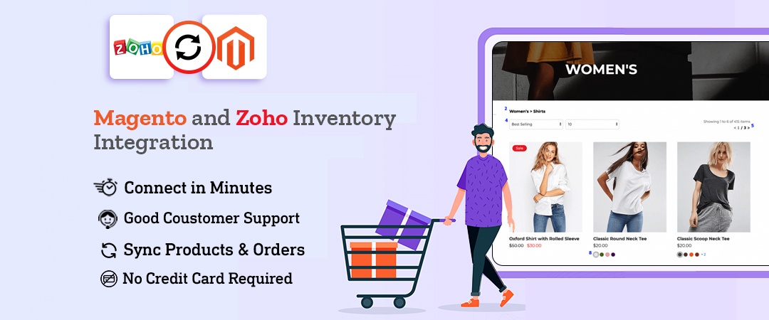 Magento 2 Integration with Zoho Inventory - Sync real-time inventory between both platforms