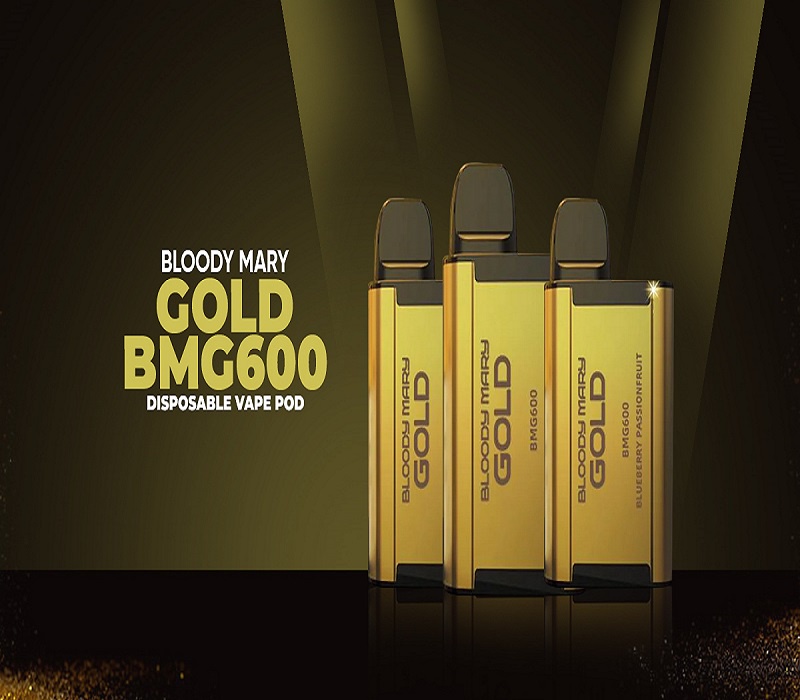 Savor the Richness  Bloody Mary Gold BMG600 Disposable Vape Pod