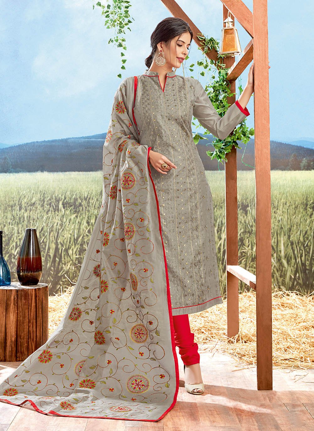 Explore Exquisite Churidar Suits & Dresses at Sareesaga