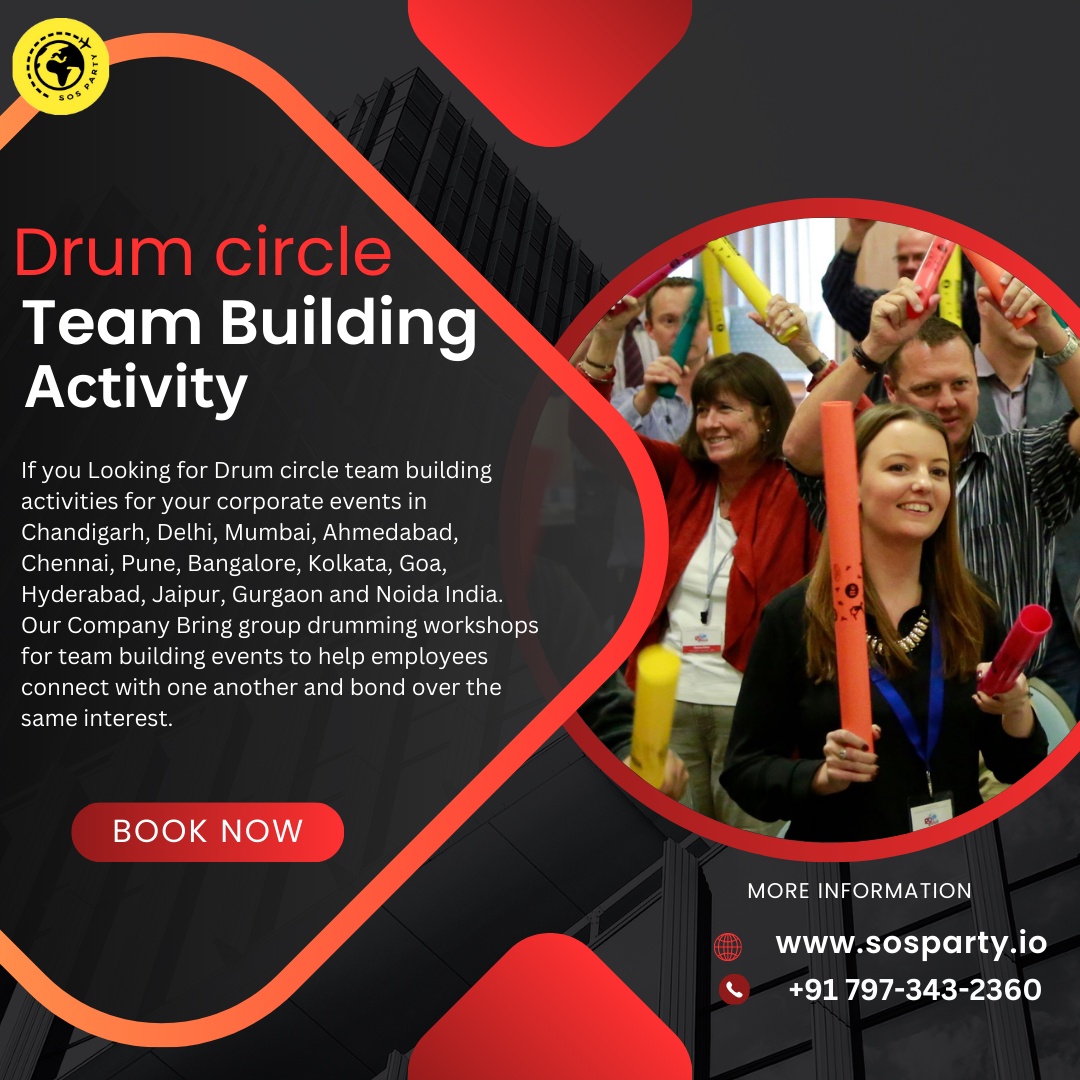 Unleashing the Power of Rhythm: Drum Circle Team Building Activity & Drumming Groups Workshop for Corporates