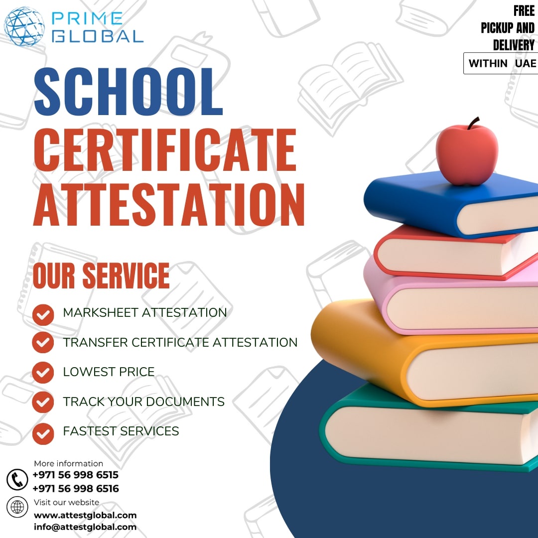 Reliable School Transfer Certificate Attestation Services for UAE Education