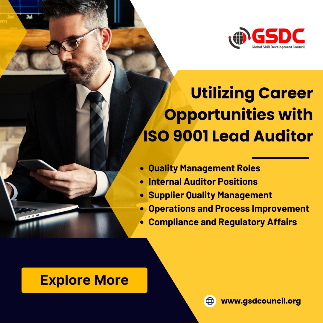 Utilizing Career Opportunities with ISO 9001 Lead Auditor