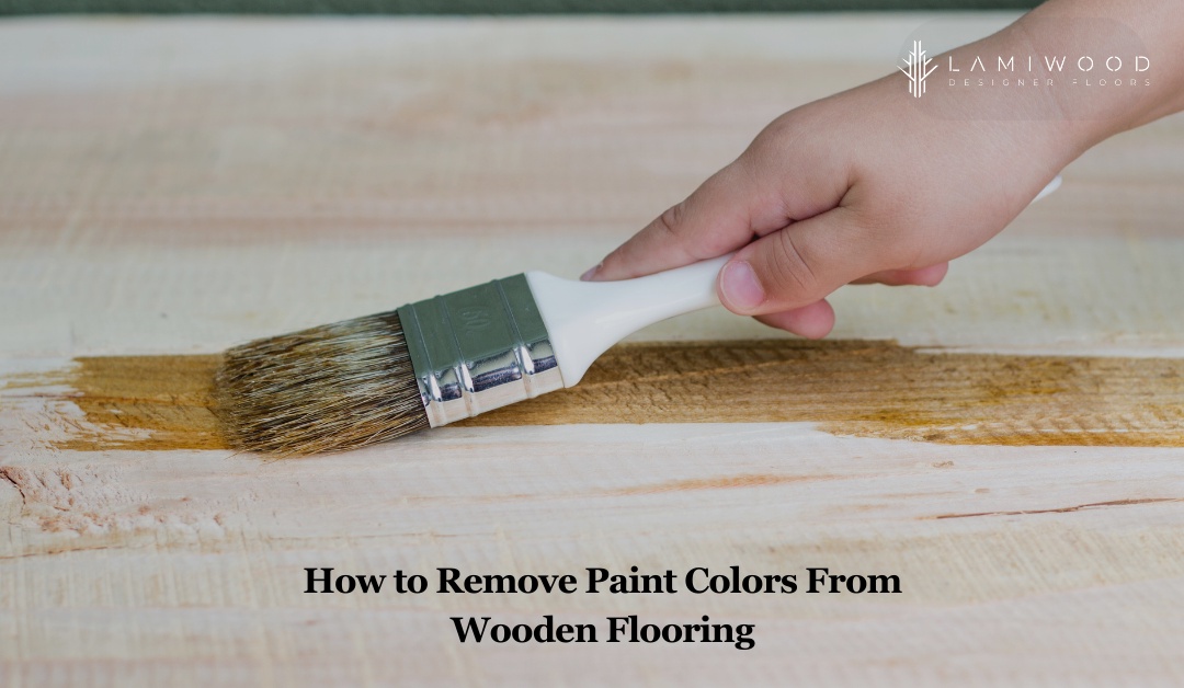 How to Remove Paint Colors From Wooden Flooring