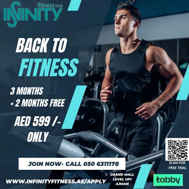 Get Fit at the Best Gym in Ajman - InfinityFitness