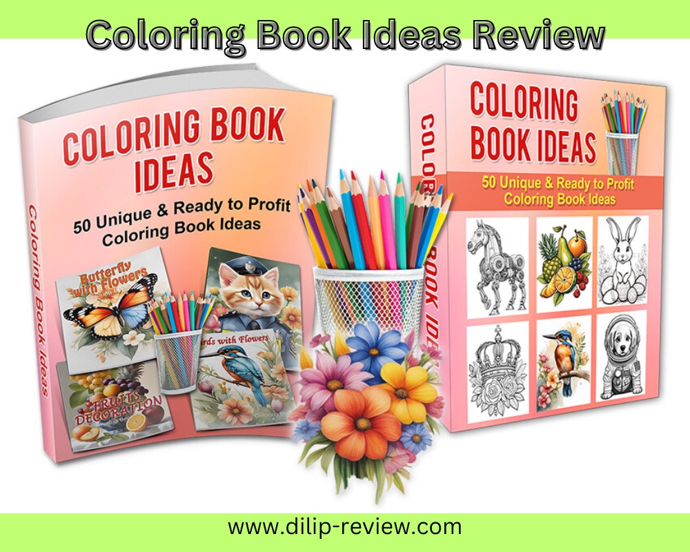 Coloring Book Ideas Review | Generate Passive Income from Coloring Books