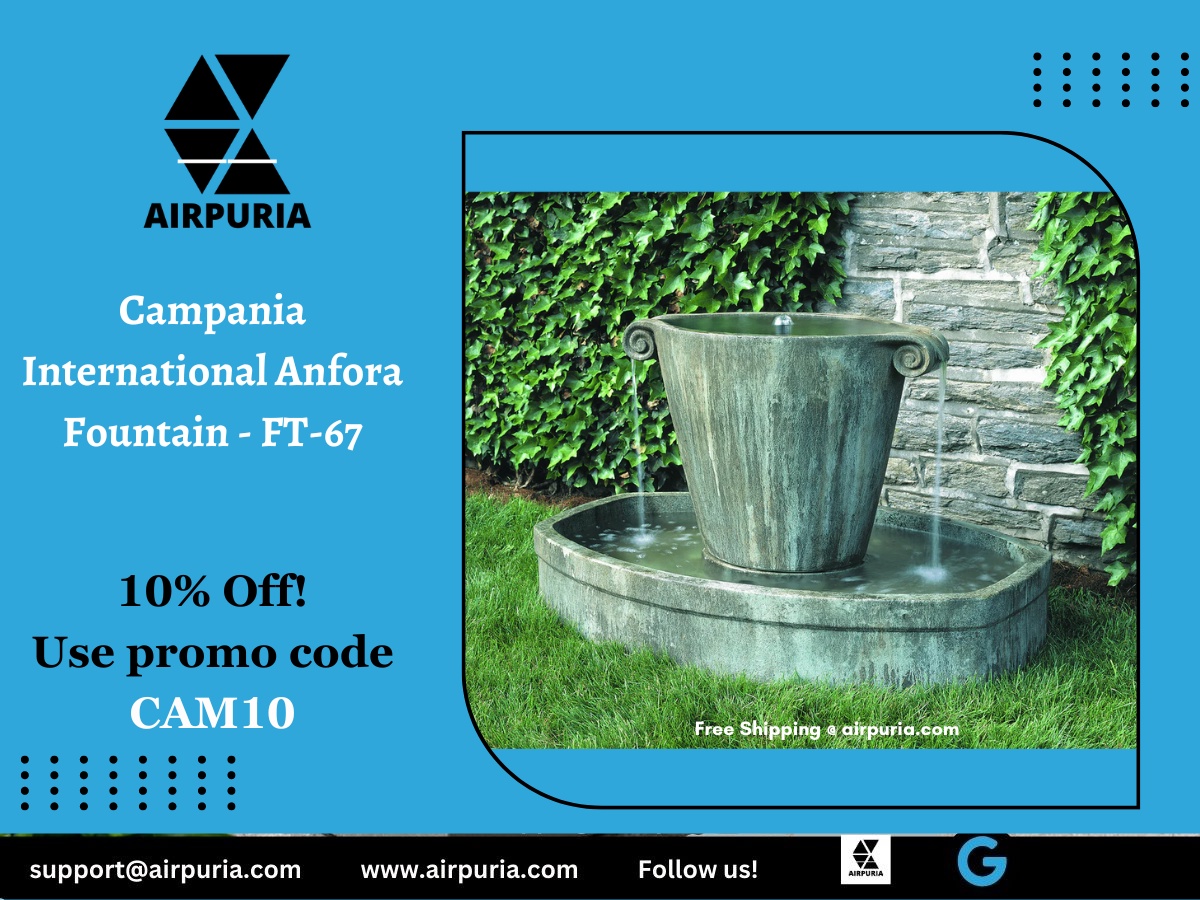 Enhance Your Outdoor Sanctuary: The Timeless Elegance of the Campania International Anfora Fountain - FT-67.