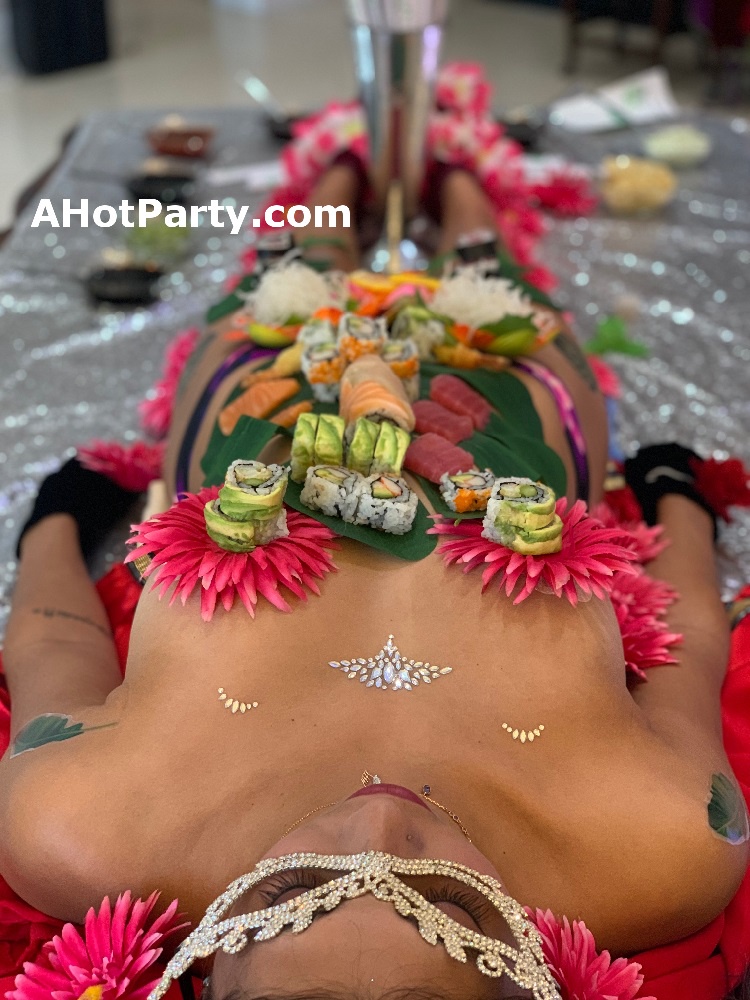 Human Sushi Table - A Hot Party Sensation in Florida