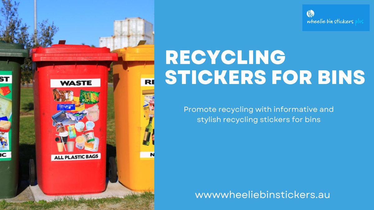 Enhance Your Recycling Efforts with Stylish Recycling Stickers for Bins