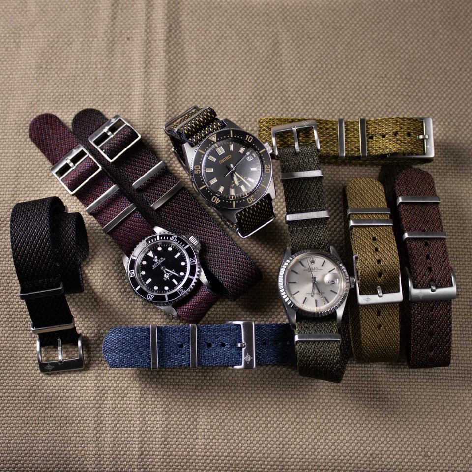 Mixing and Matching: Fabric and Leather Watch Bands