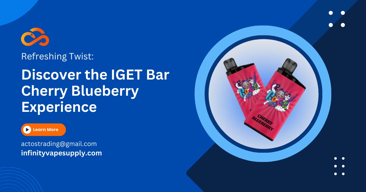 Refreshing Twist: Discover the IGET Bar Cherry Blueberry Experience