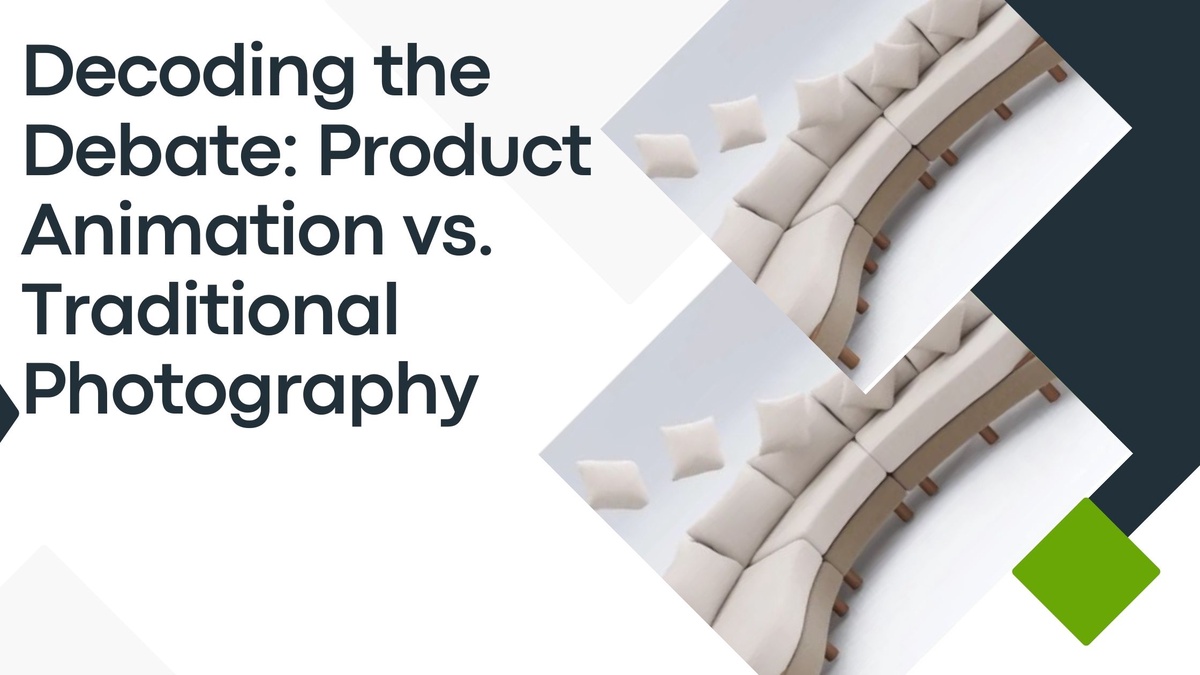 Decoding the Debate: Product Animation vs. Traditional Photography