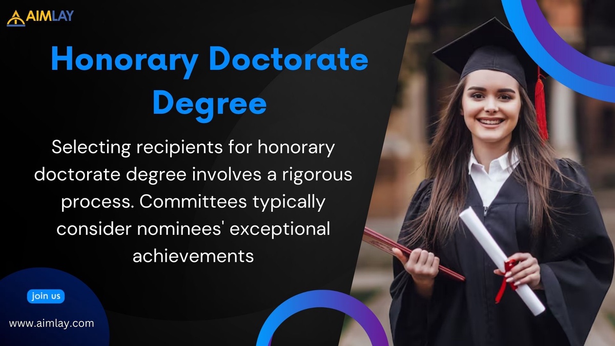 The Process of Selecting Recipients for Honorary Doctorate Degree