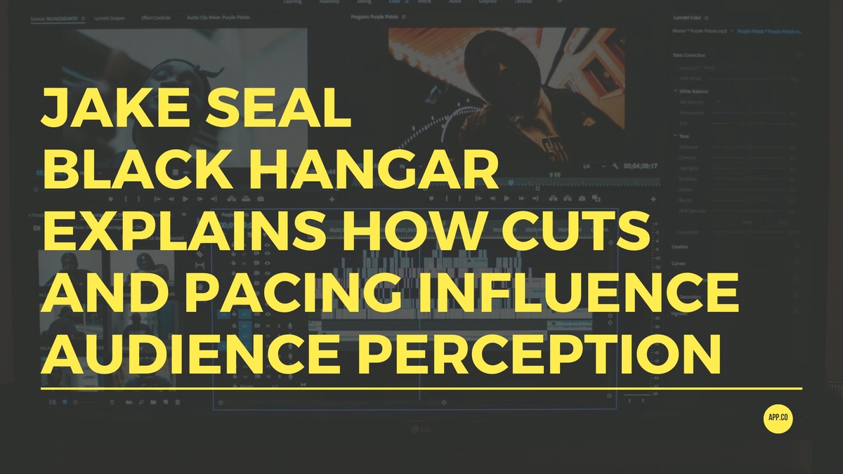 Jake Seal Black Hangar Explains How Cuts and Pacing Influence Audience Perception