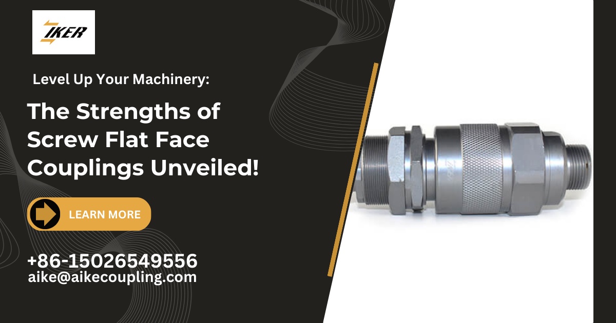 Level Up Your Machinery: The Strengths of Screw Flat Face Couplings Unveiled!
