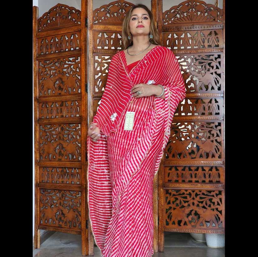 The Ultimate Styling Pure Georgette Sarees from TheWeaversShop
