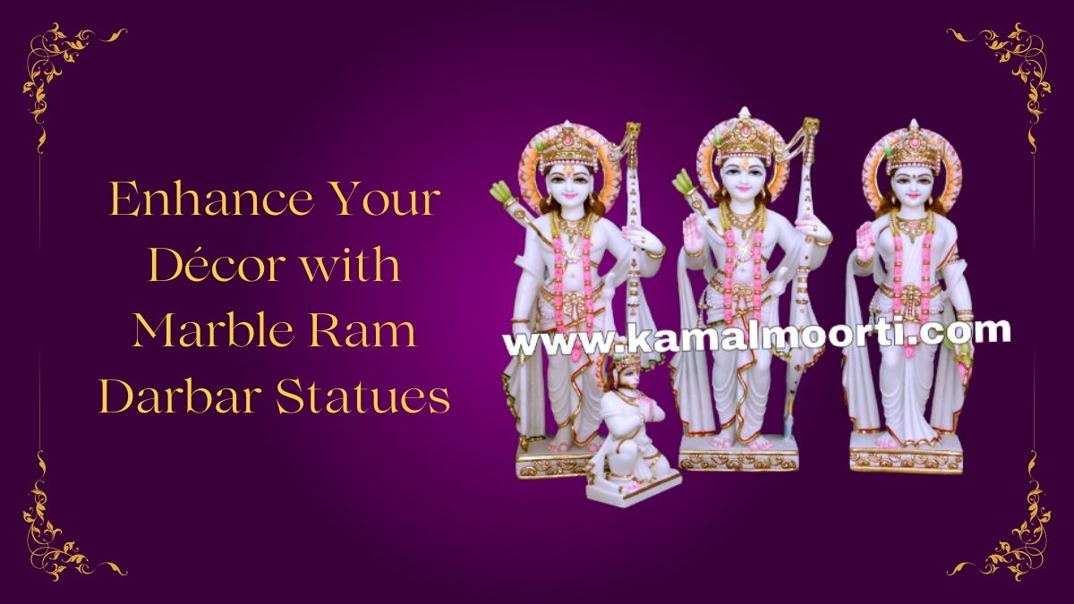 Enhance Your Décor with Marble Ram Darbar Statues