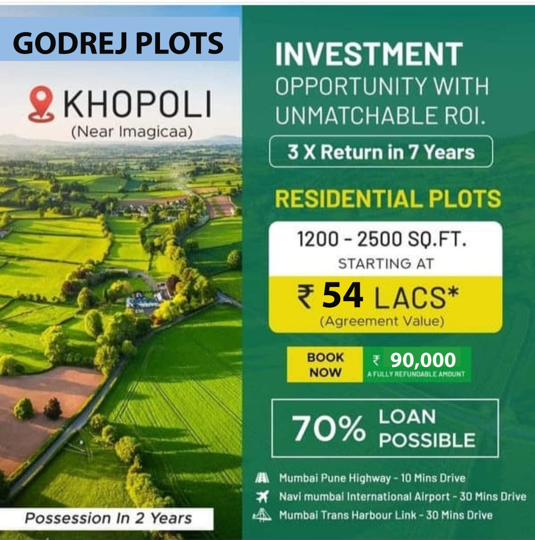 Godrej Hillview Estate Plots: The Epitome of Luxury Khopoli Khalapur