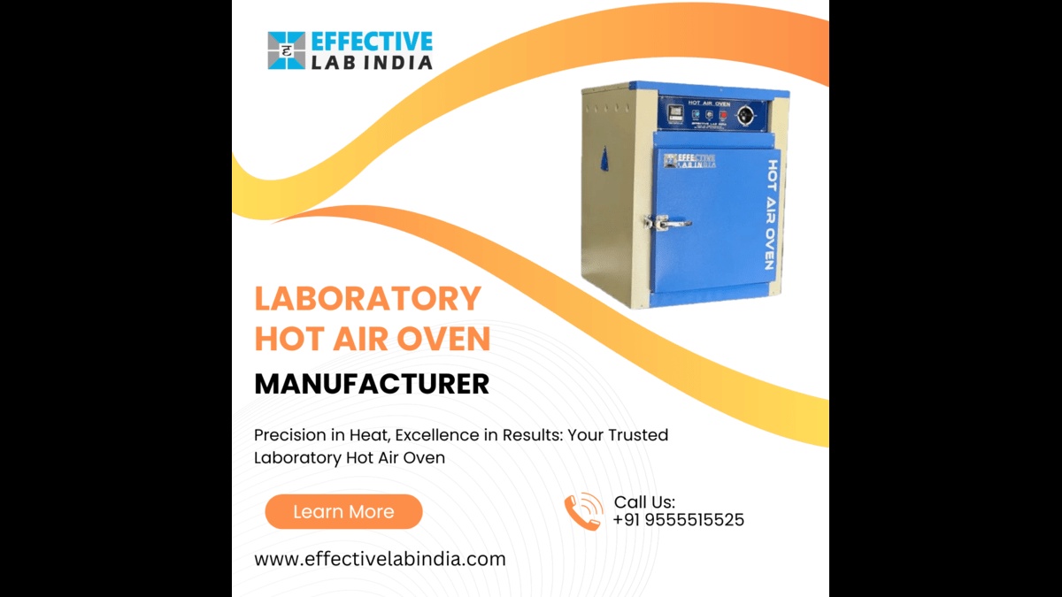 What is a laboratory hot air oven & its use in microbiology?
