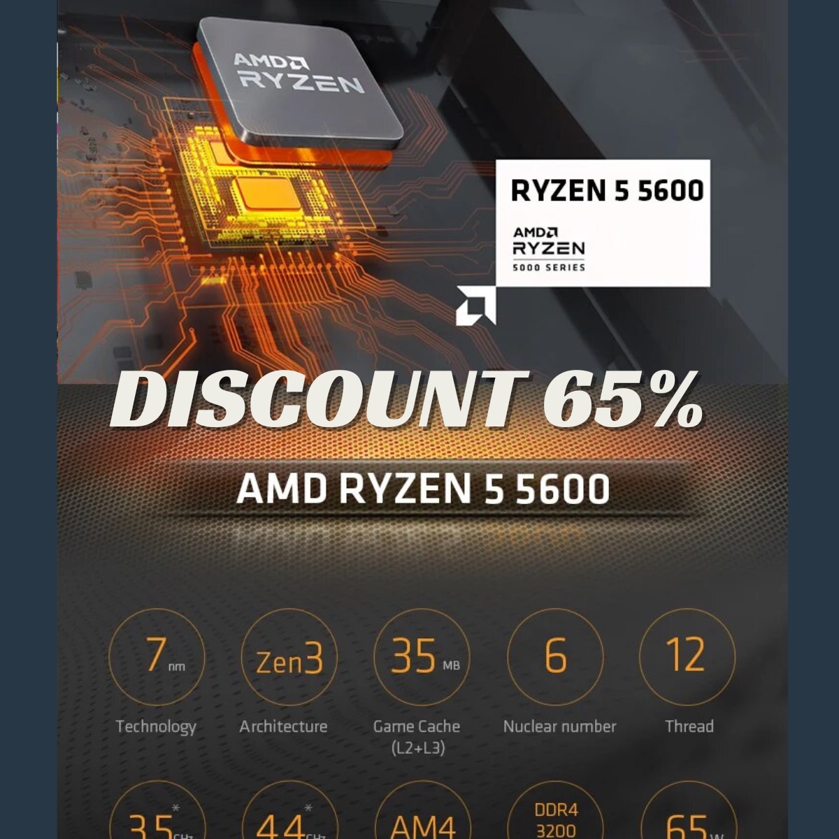 Unleashing Power: Exploring the AMD Ryzen 5 5600 - A Gamer's Dream Processor