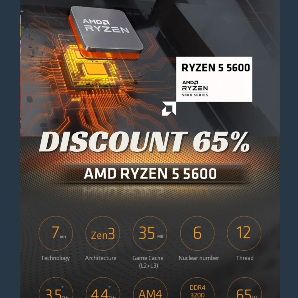 Unleashing Power: Exploring the AMD Ryzen 5 5600 - A Gamer's Dream Processor