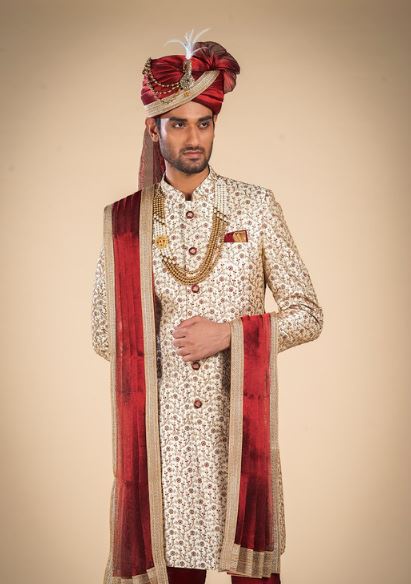 Sherwani for Men in White, Indian Outfits Online, and Gents Indo Western