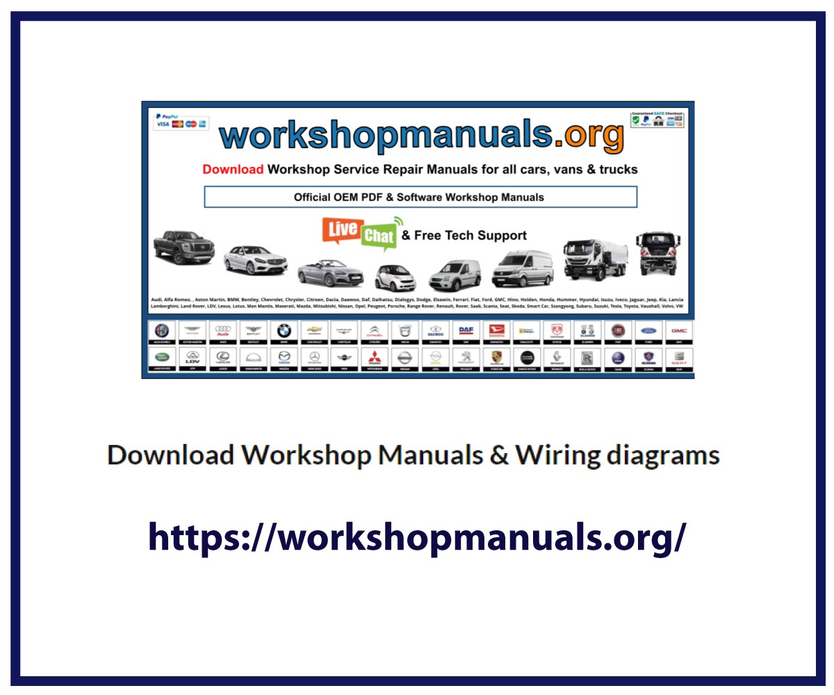 Unveiling Automotive Expertise: A Comprehensive Guide to Workshop Manuals