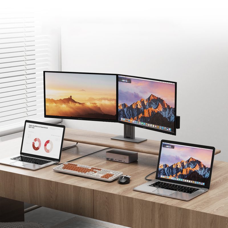 How to Connect Your Work Laptop and Home Laptop to 2 Monitors?