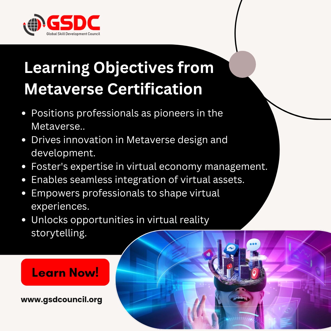 Learning Objectives from Metaverse Certification